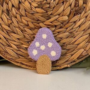 🆕 Punch Needle - Purple Mushroom